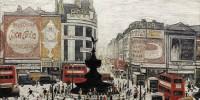 Aste: record all’asta per “Piccadilly Circus” di Lowry. Aggiudicato per 6,6 milioni di euro