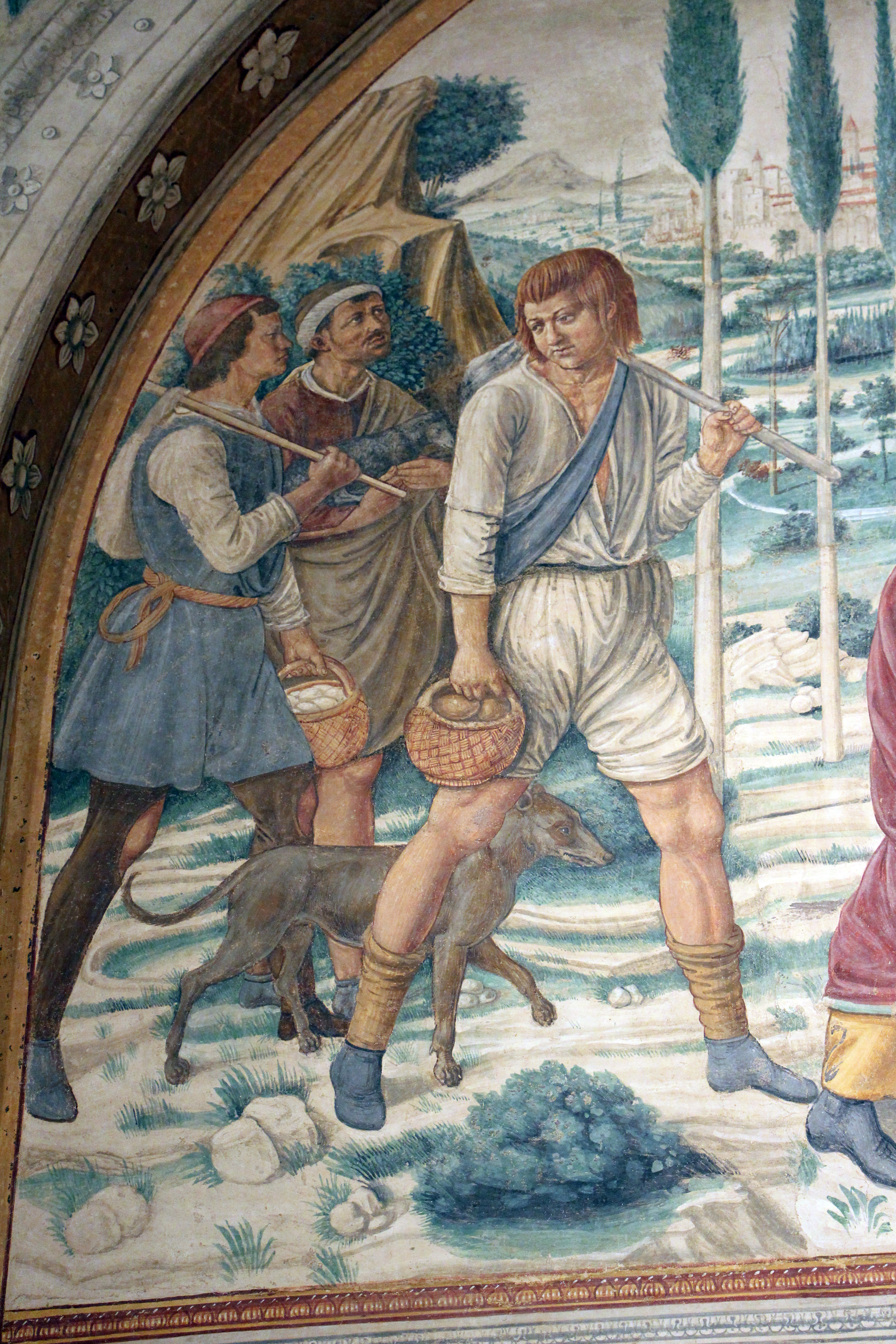 Benozzo Gozzoli, Tabernacolo della Visitazione (1491-92), Museo Benozzo Gozzoli, Castelfiorentino
