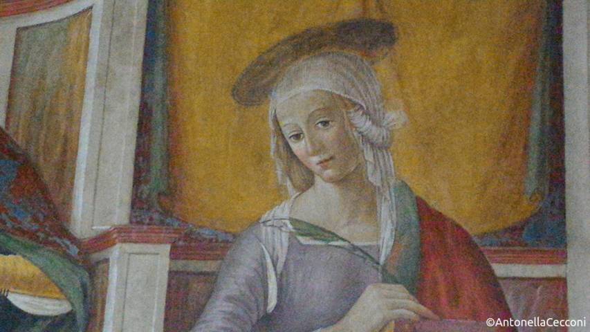 Santa Rufina, affresco, Santa Seconda