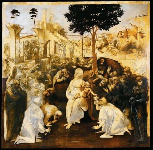 Adorazione dei Magi di Leonardo, restaurata, torna in mostra agli Uffizi