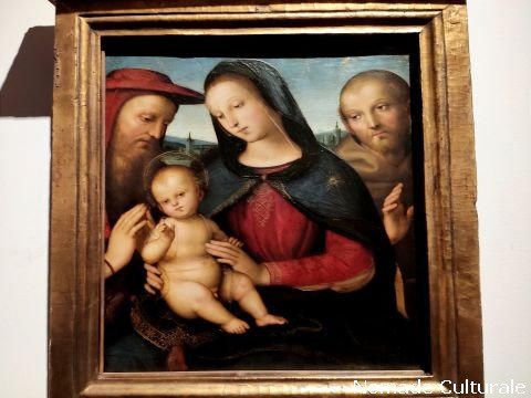 Raffaello, Madonna col Bambino tra i santi Girolamo e Francesco - Madonna Borghese, Berlin, Staatliche Museen Gemäldegalerie